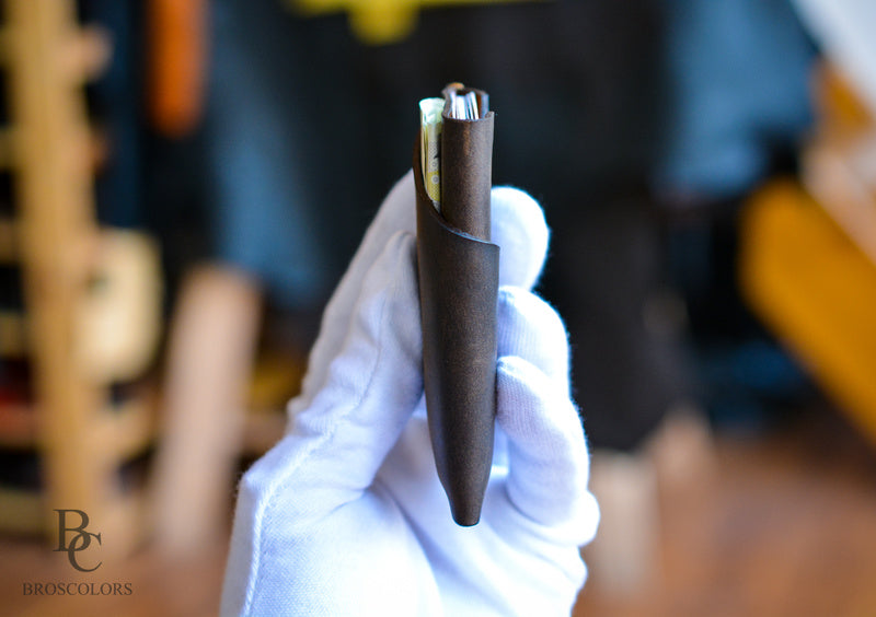 Crazy Horse Leather Slim Card Holder