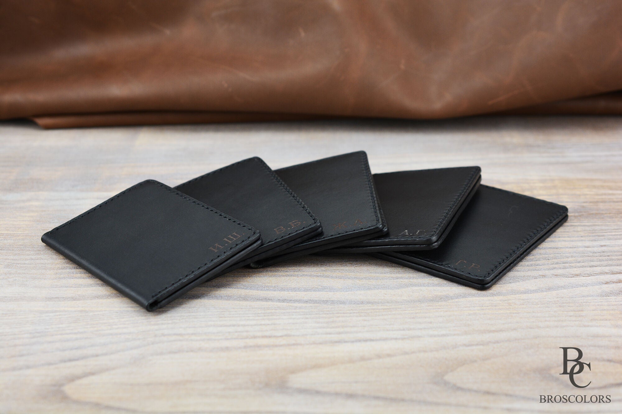 Black Leather Wallet