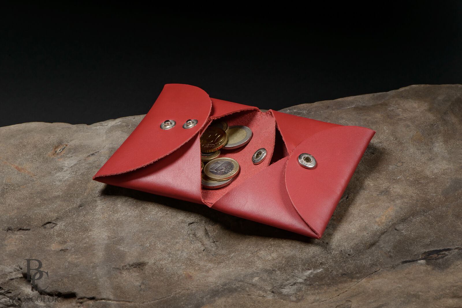 Minimalist Origami Wallet, Custom Leather Color Wallet