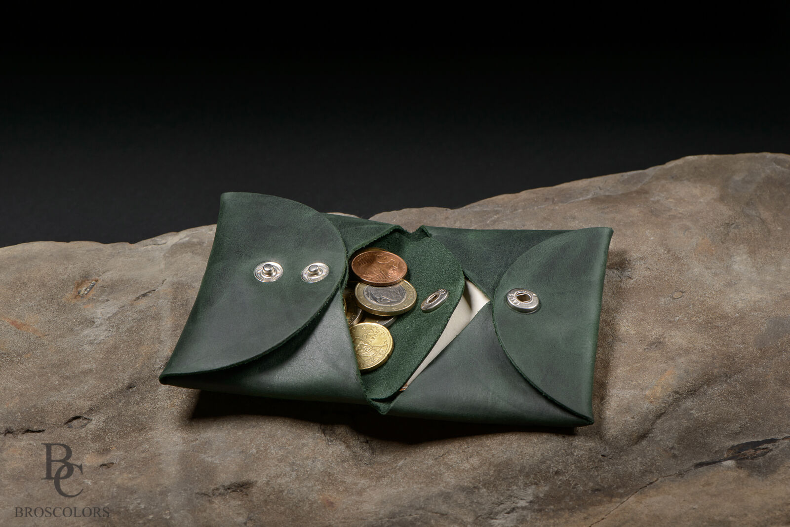 Minimalist Origami Wallet, Custom Leather Color Wallet