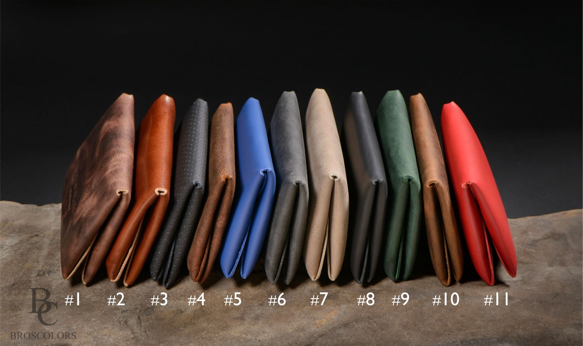 Minimalist Origami Wallet, Custom Leather Color Wallet