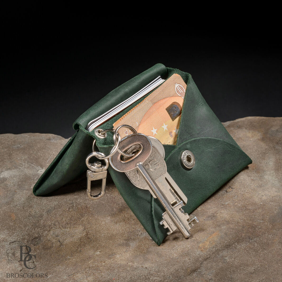 Minimalist Origami Wallet, Custom Leather Color Wallet