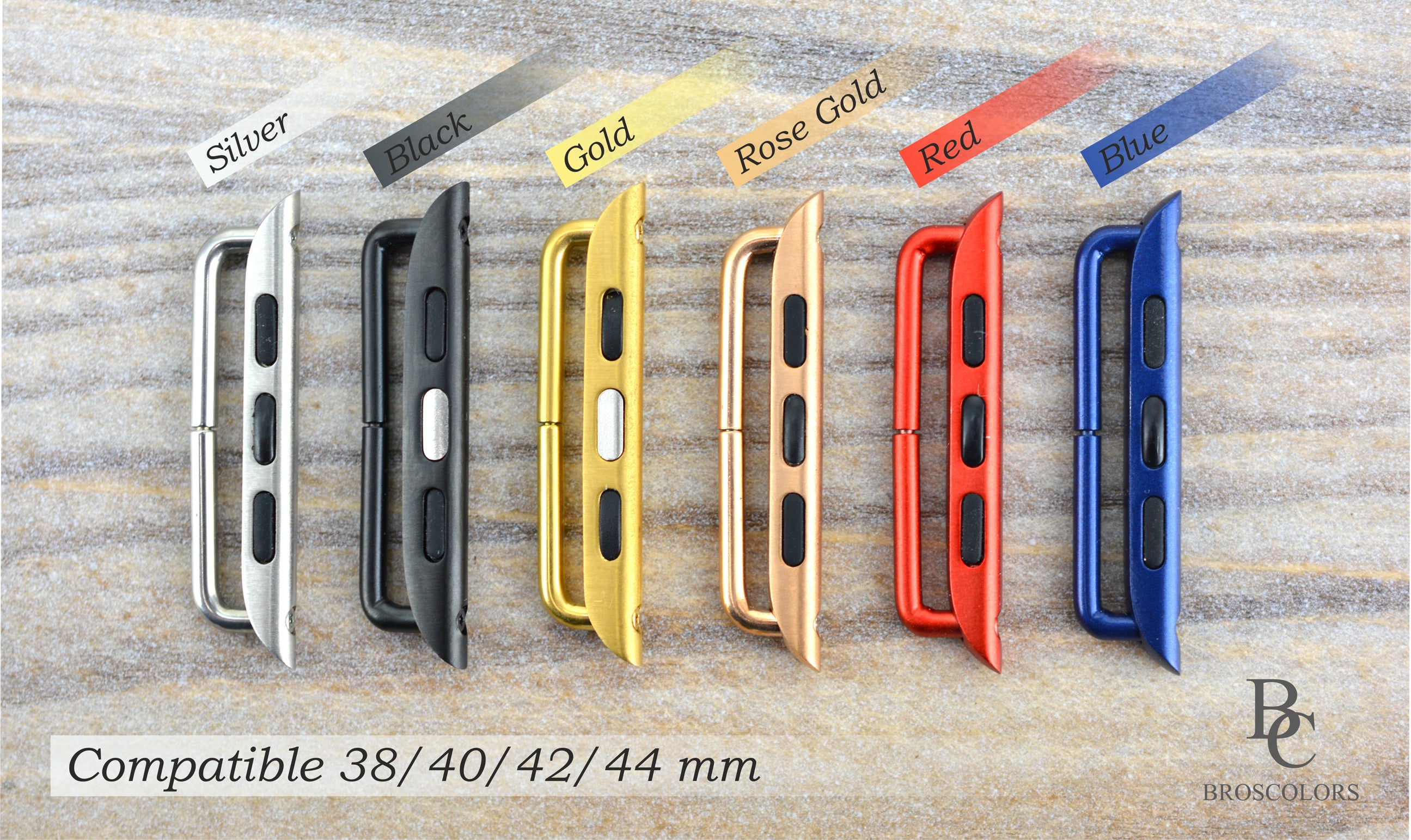 Apple Watch Leather Cuff Band - Red Line Racer