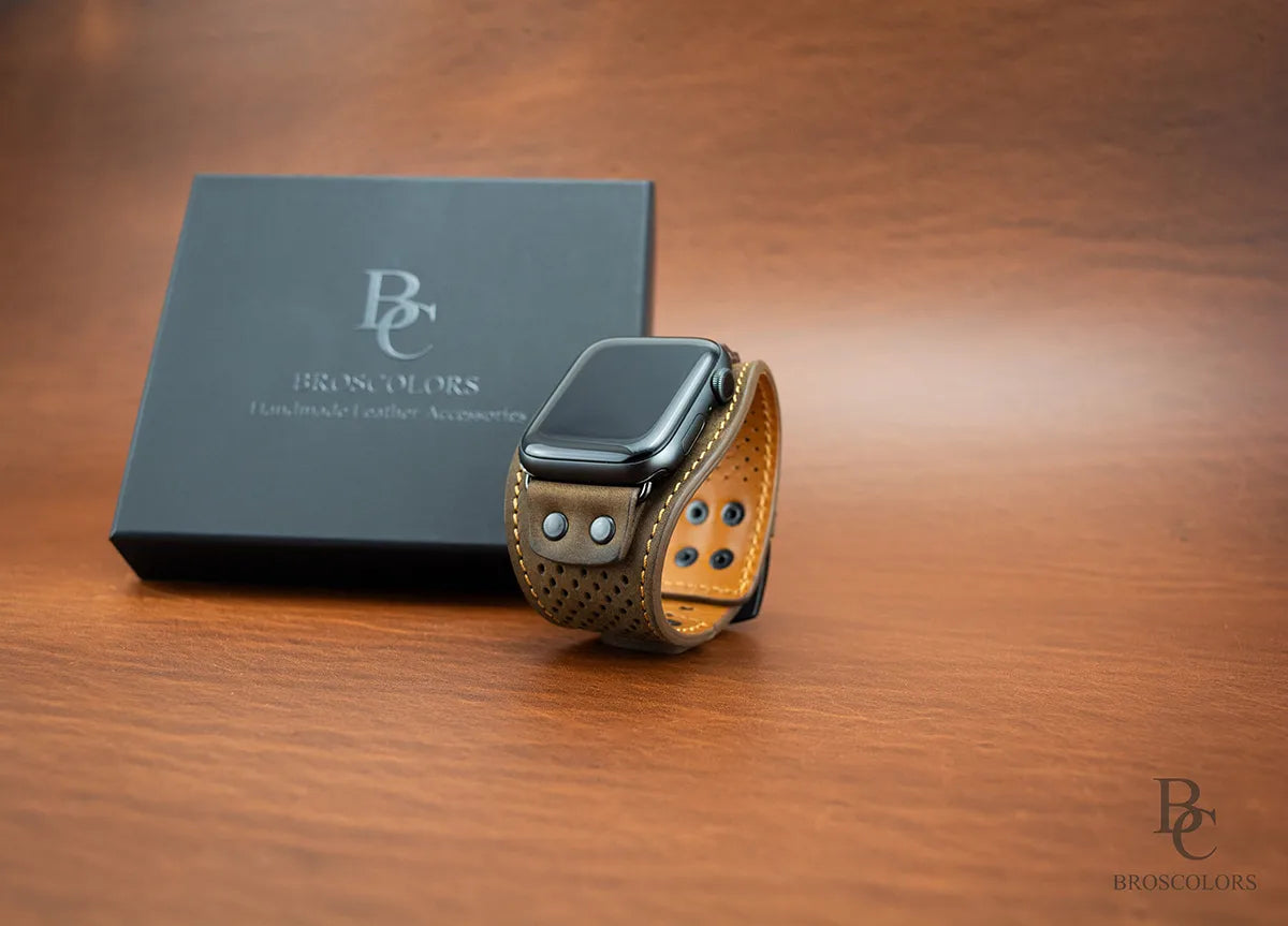 Apple Watch Cuff Breathable Band - Sport Rock - Green