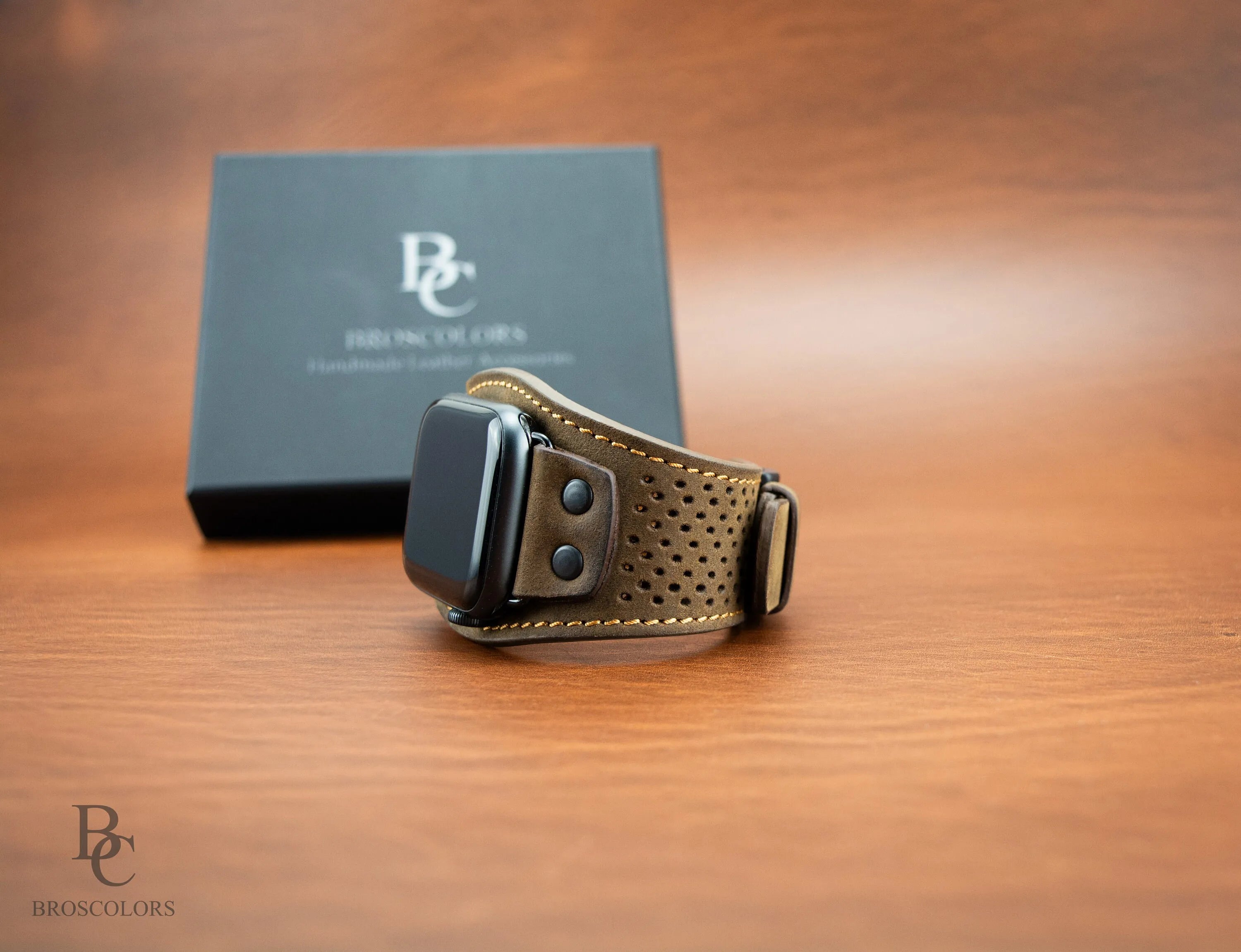 Apple Watch Cuff Breathable Band - Sport Rock - Green