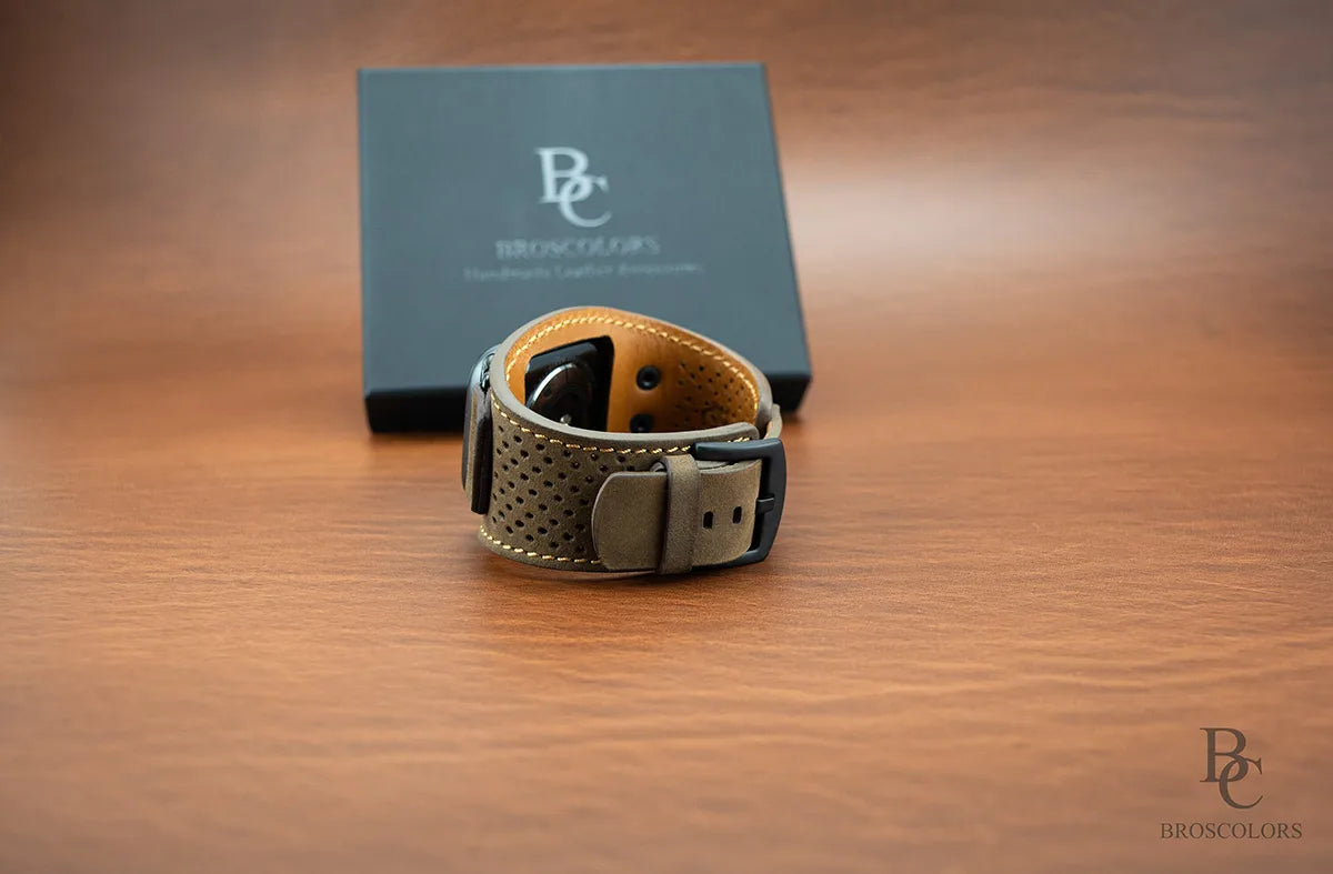 Apple Watch Cuff Breathable Band - Sport Rock - Green