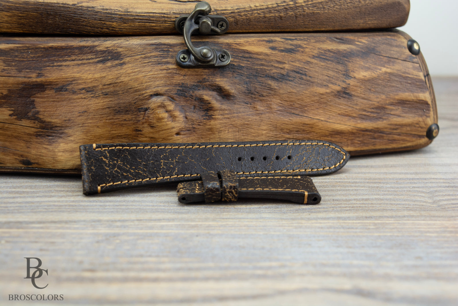 Tudor Black Bay GMT Distressed Leather Watch Strap