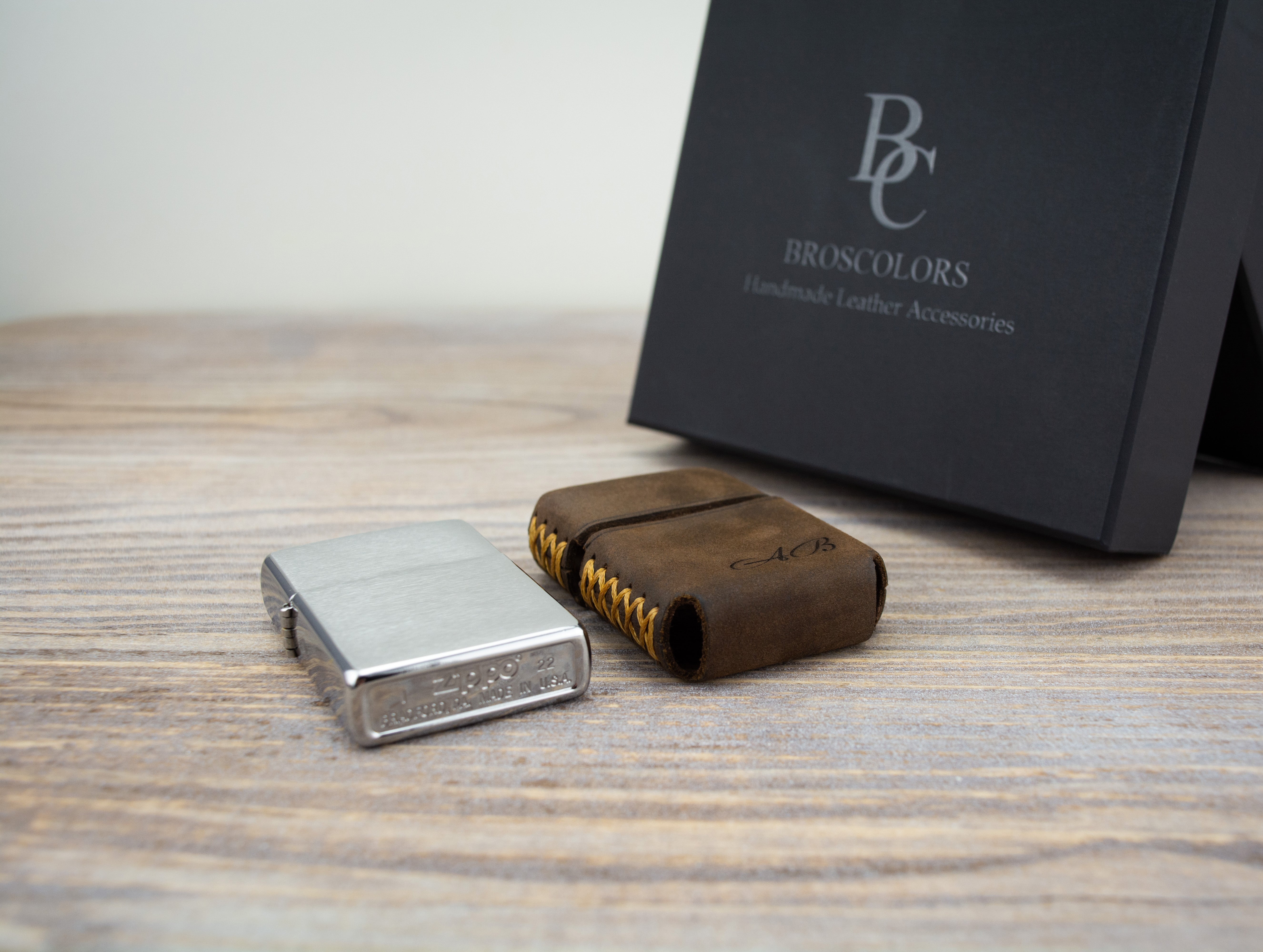 Handcrafted Zippo Lighter Pouch