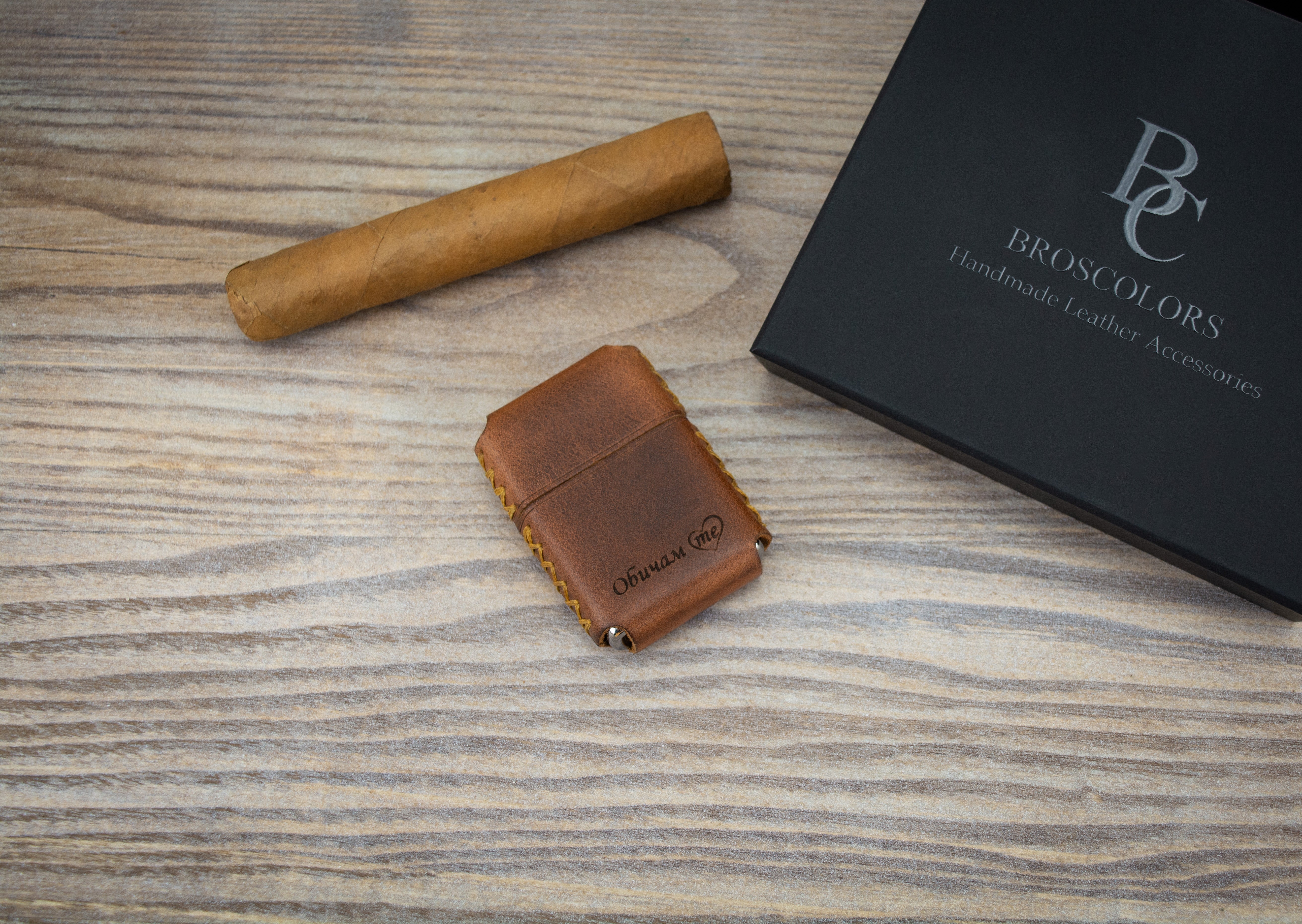 Handcrafted Zippo Lighter Pouch