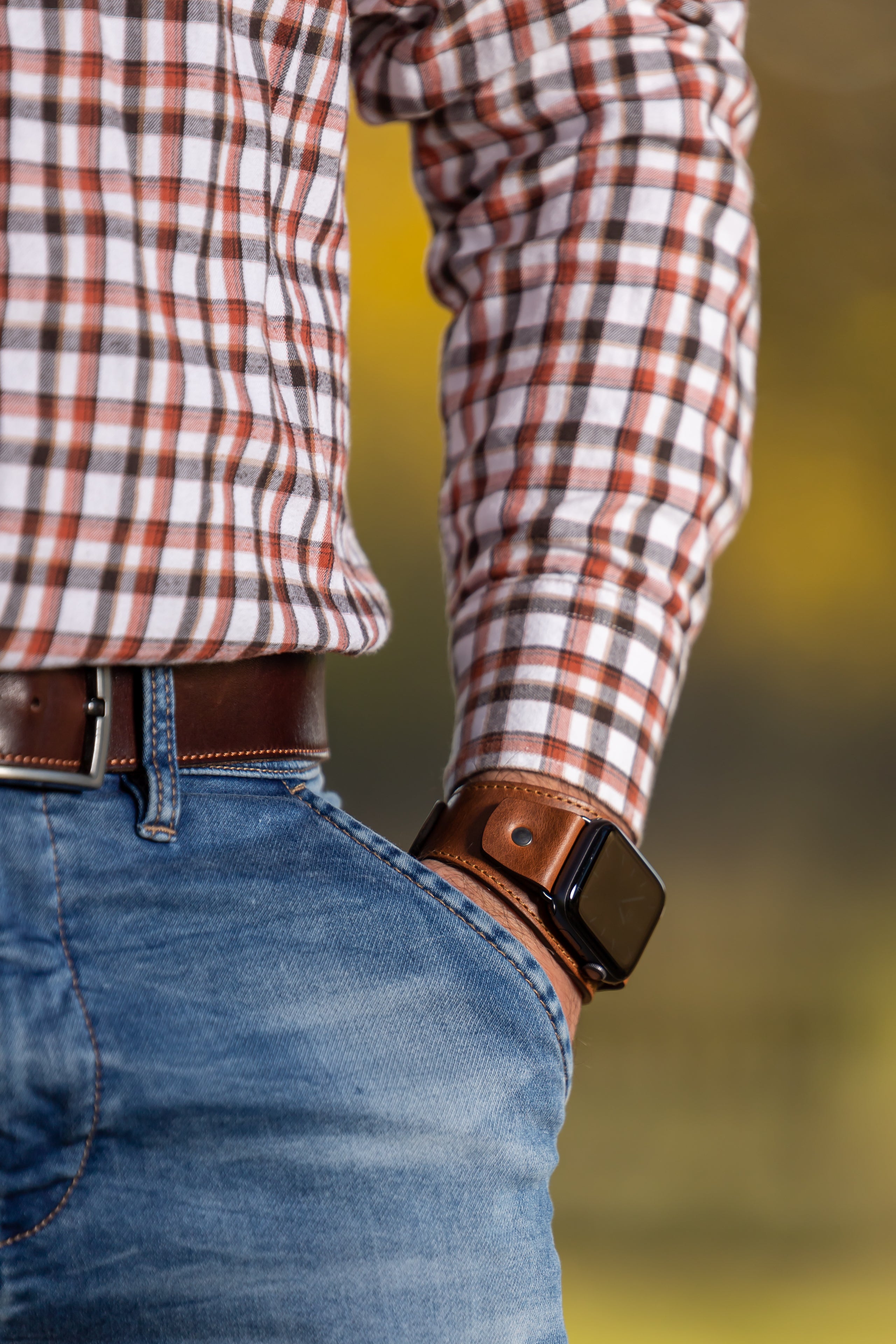 Brown Apple Cuff Band