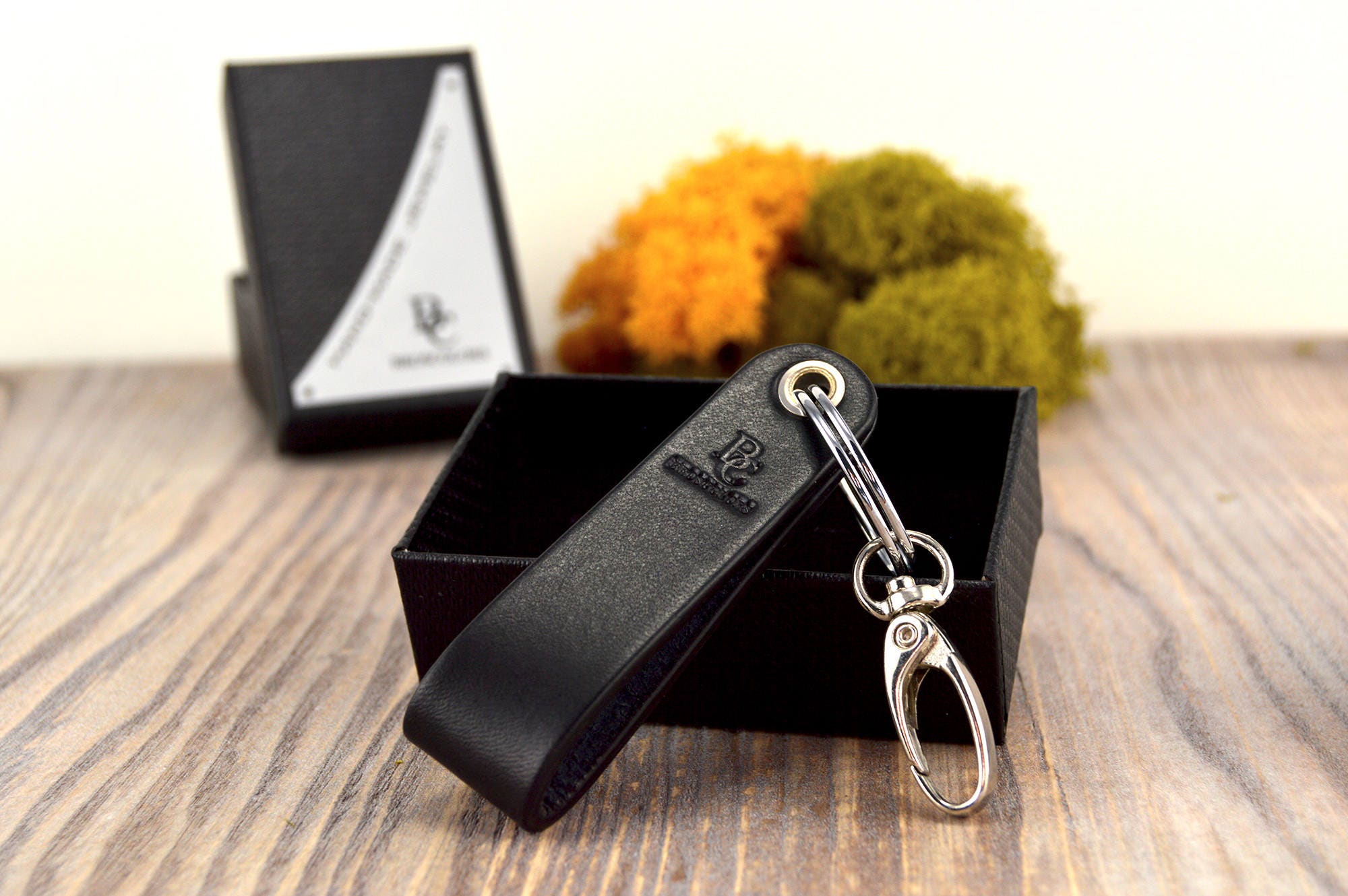 Personalized Leather and Steel Keychain, Key Fob, Lovers Gift, Custom Leather Stainless Steel, Customized Leather Keyholder, SALE