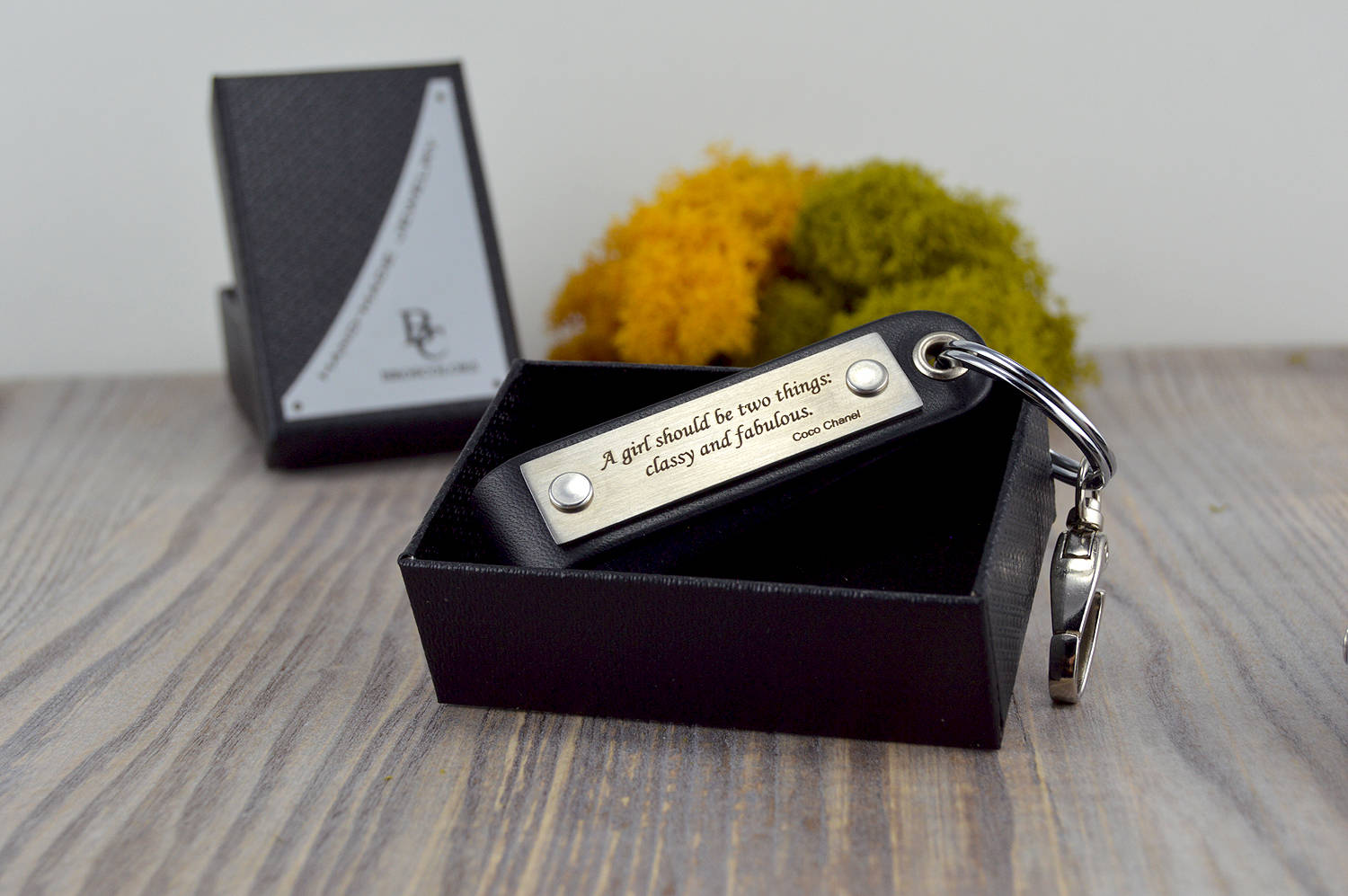 Personalized Quote Keychain