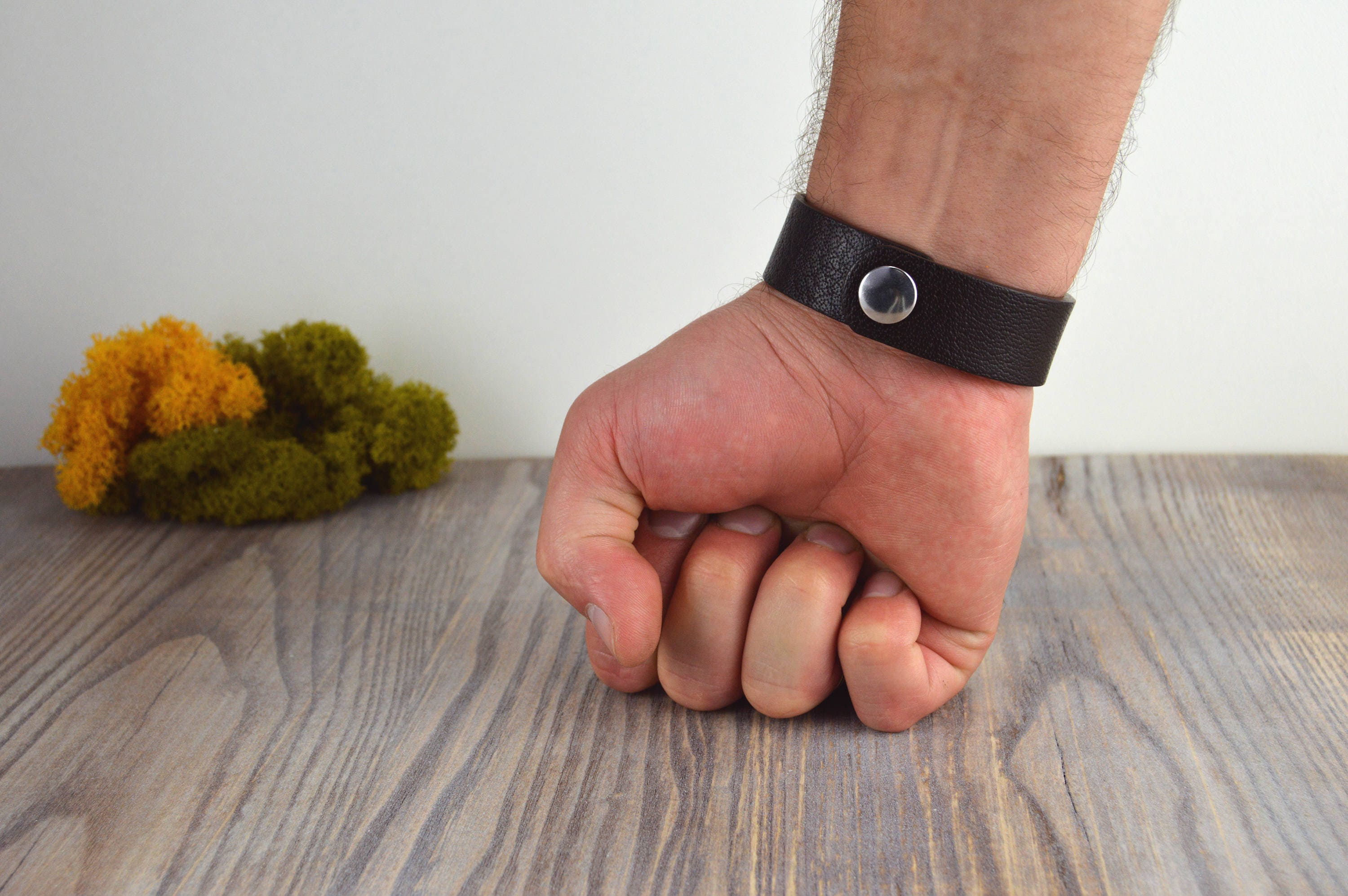 Sound Wave Bracelet, Personalized Gift for Him, Men's Custom Leather Bracelet, Husband Custom Gift, Bracelet for Him, Engraved Men Bracelet