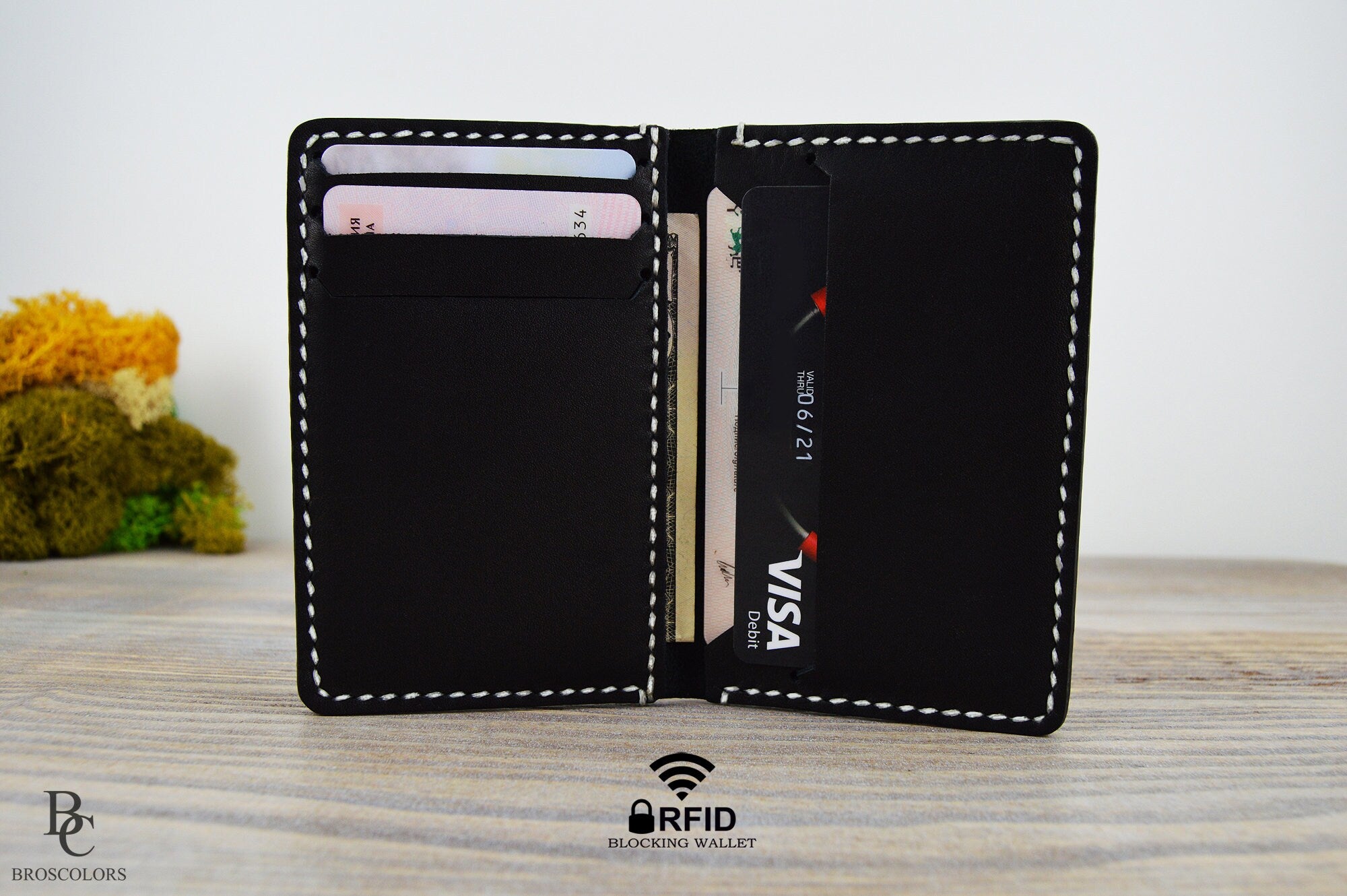 Black Leather Wallet