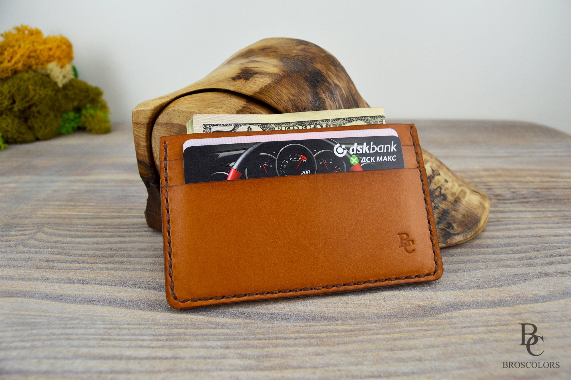 Slim Leather Card Holder