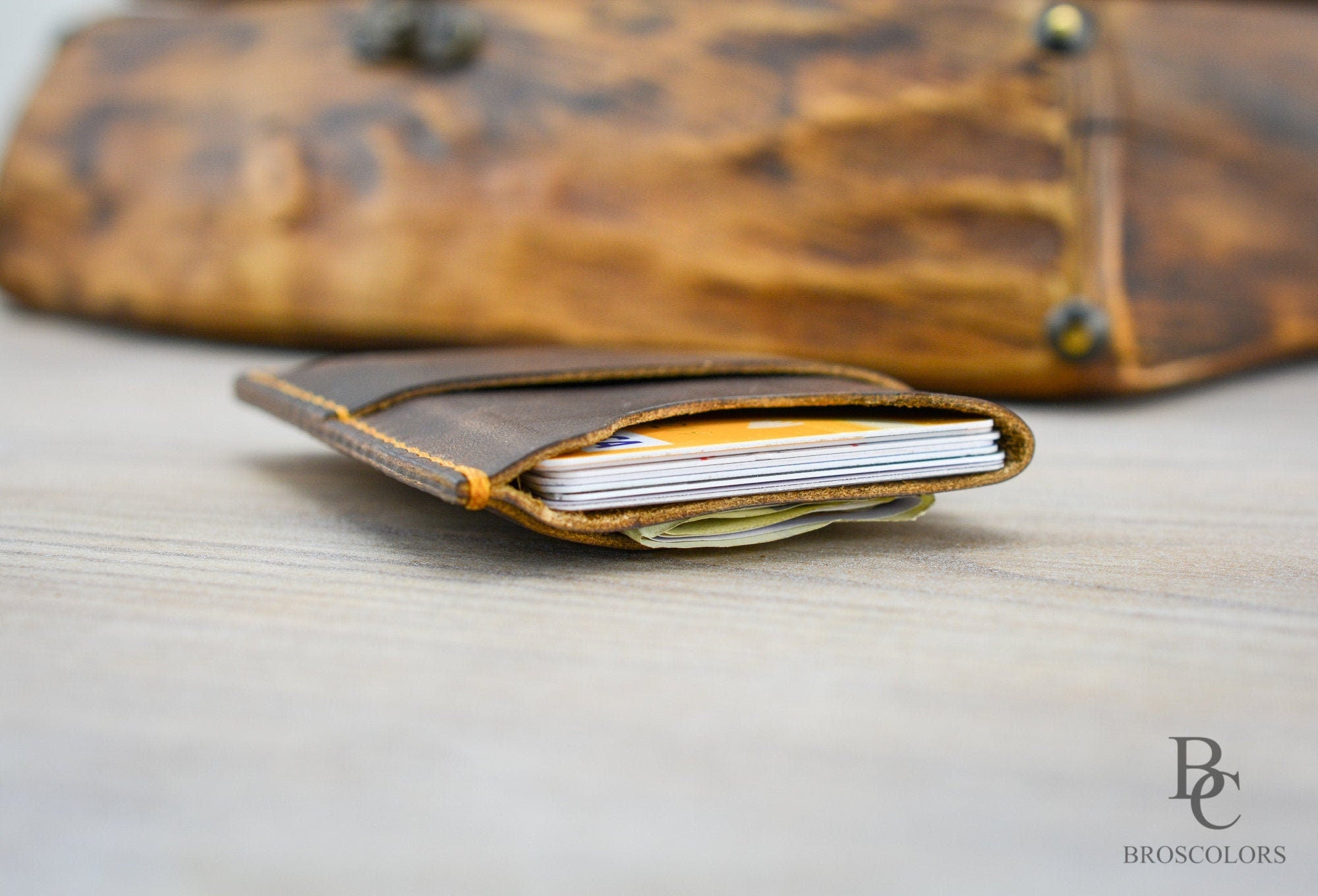 Antic Leather Slim Card Holder