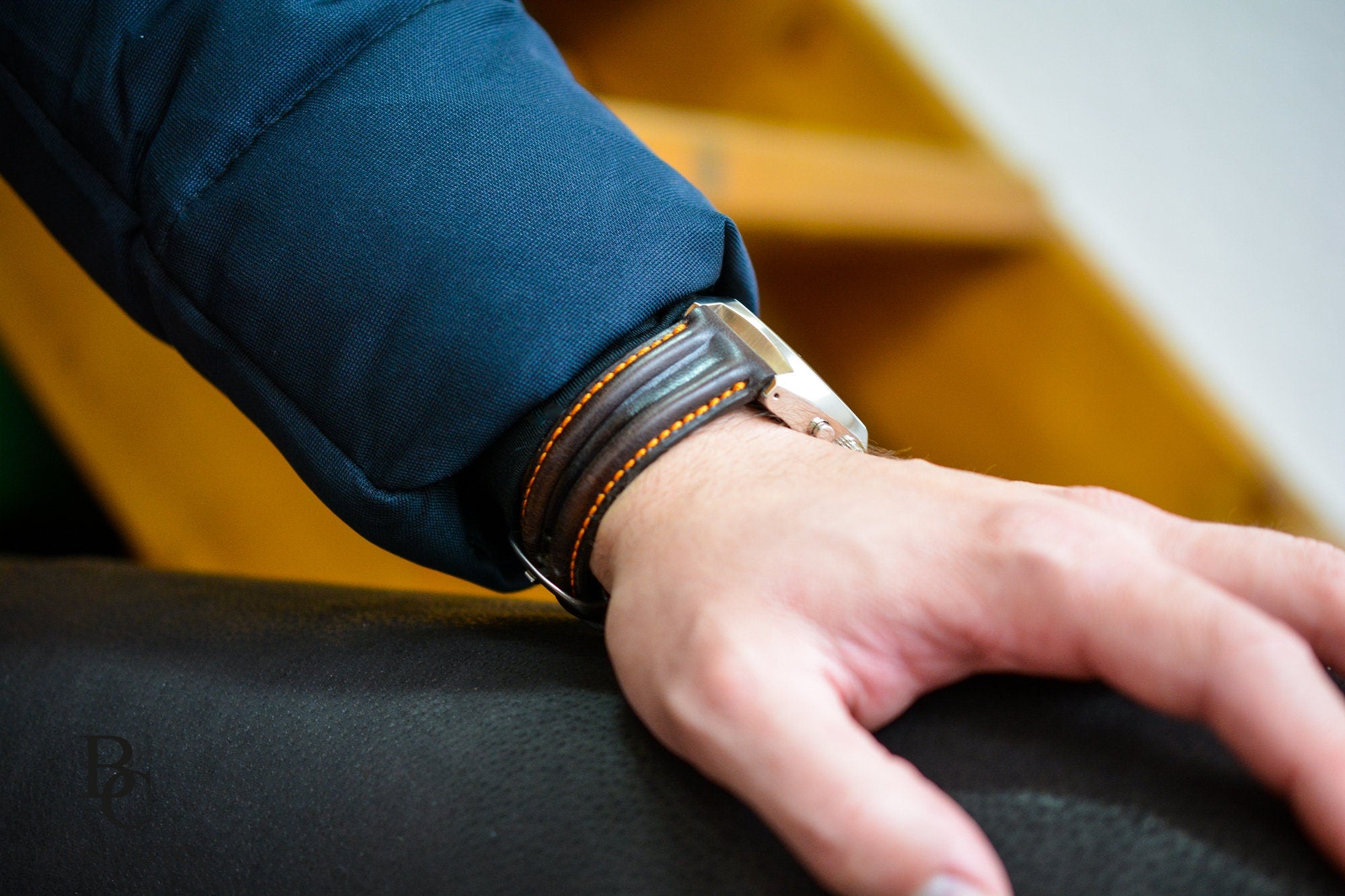 Brown Leather Pilot Watch Strap