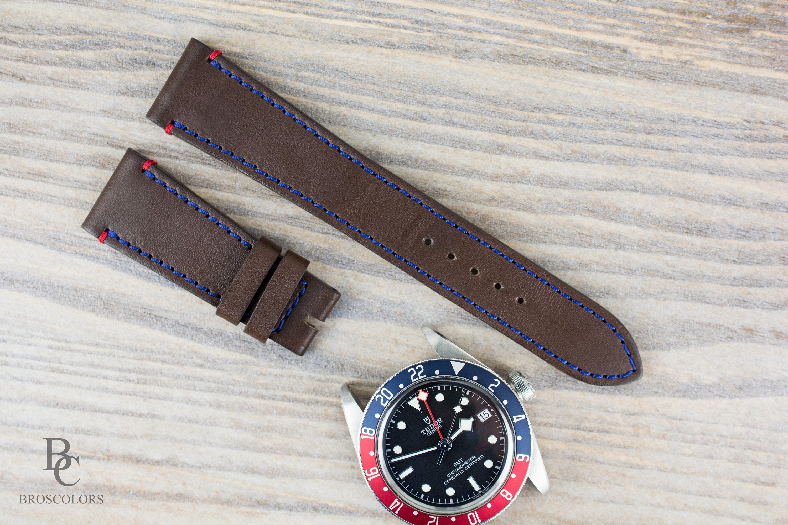 Tudor Black Bay GMT Leather Strap - Coffee Brown
