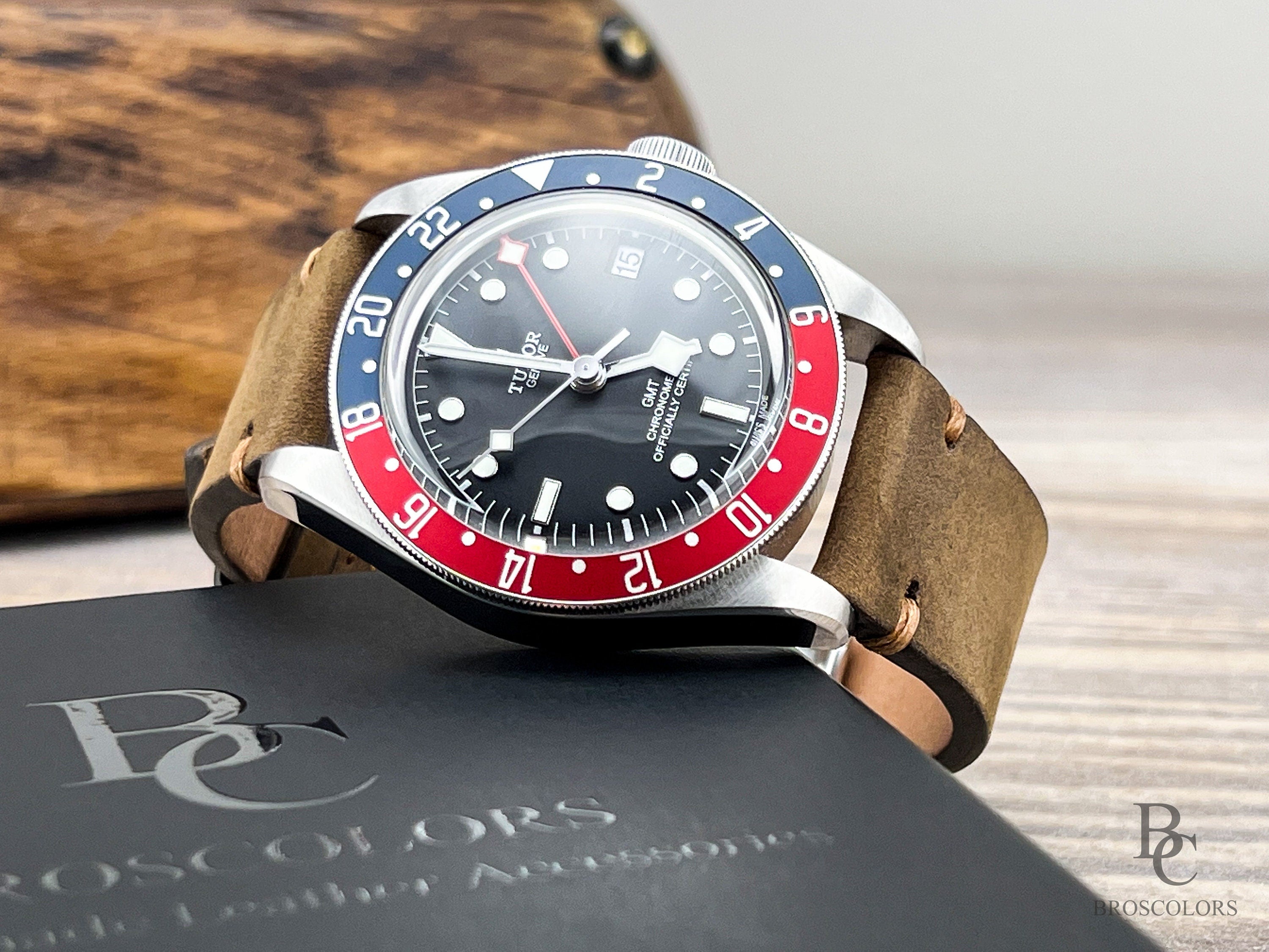 Tudor Black Bay GMT Leather Strap
