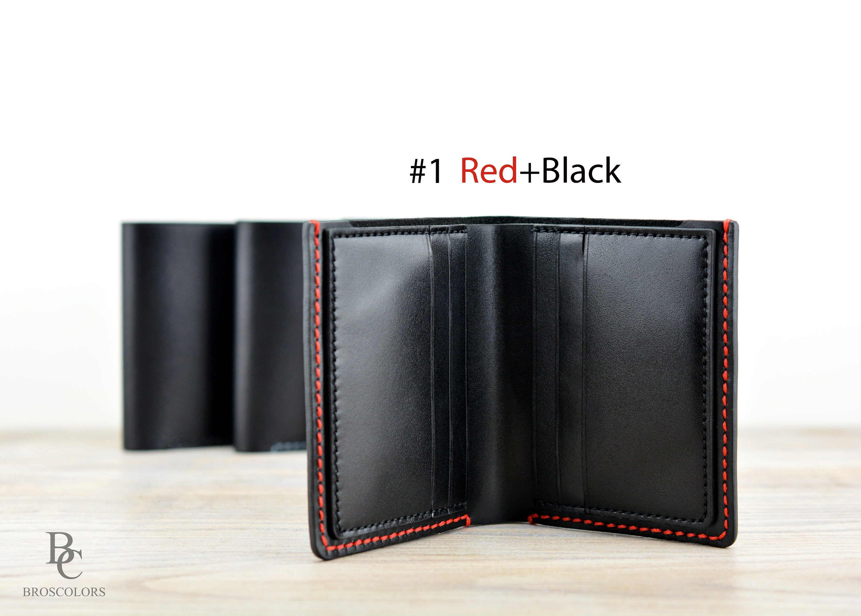 Minimalist Leather Wallet, Customized Leather Wallet, Men's Wallet, Unisex Wallet, Hand-Stitched Wallet, Hand Made Wallet, Personalized