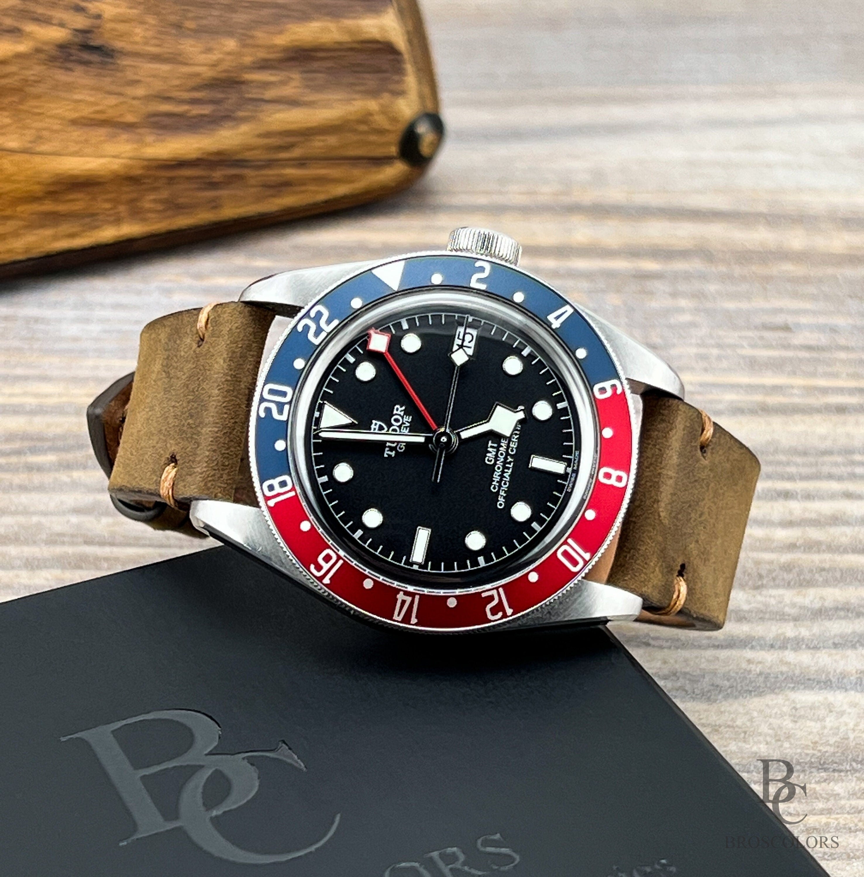 Tudor Black Bay GMT Leather Strap