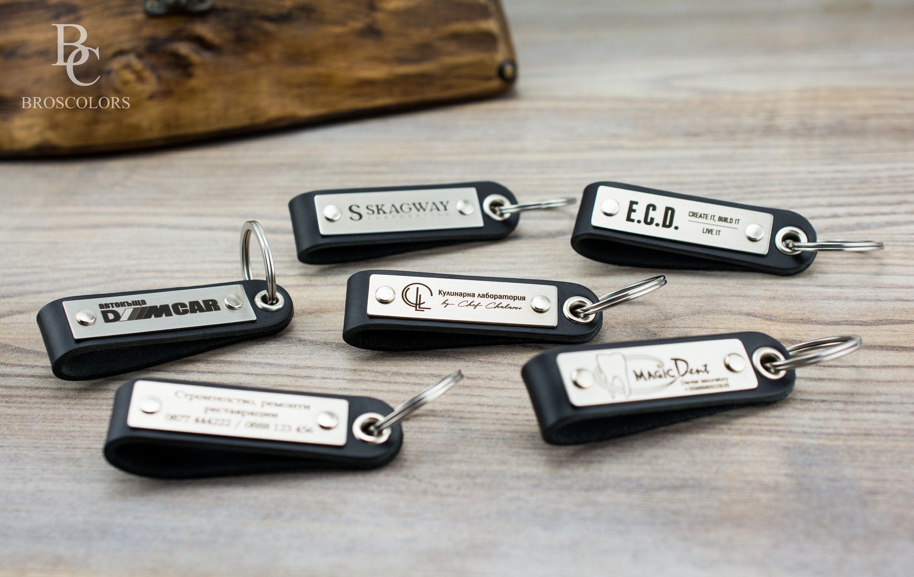 Business Logo Keychain