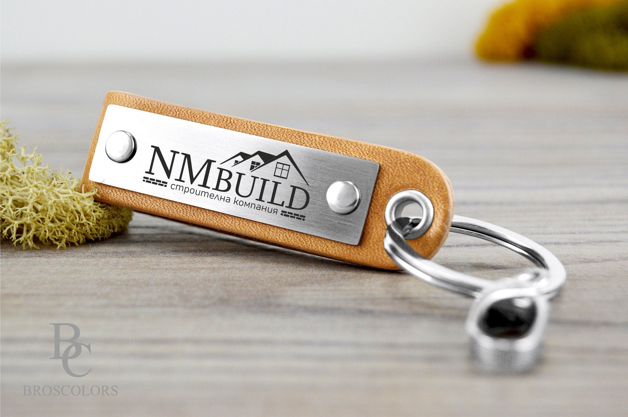 Business Logo Keychain