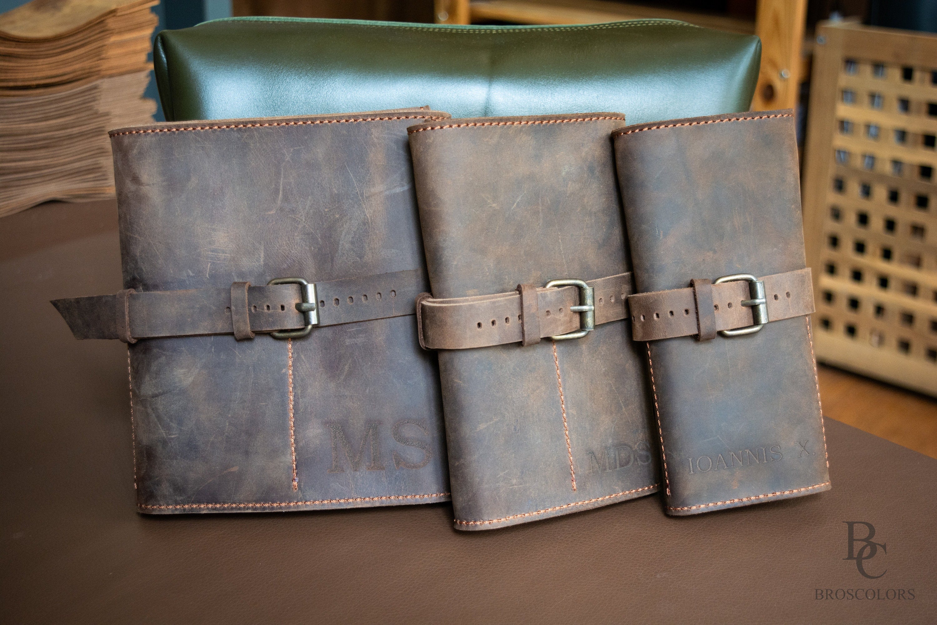 Crazy Horse Leather Watch Roll