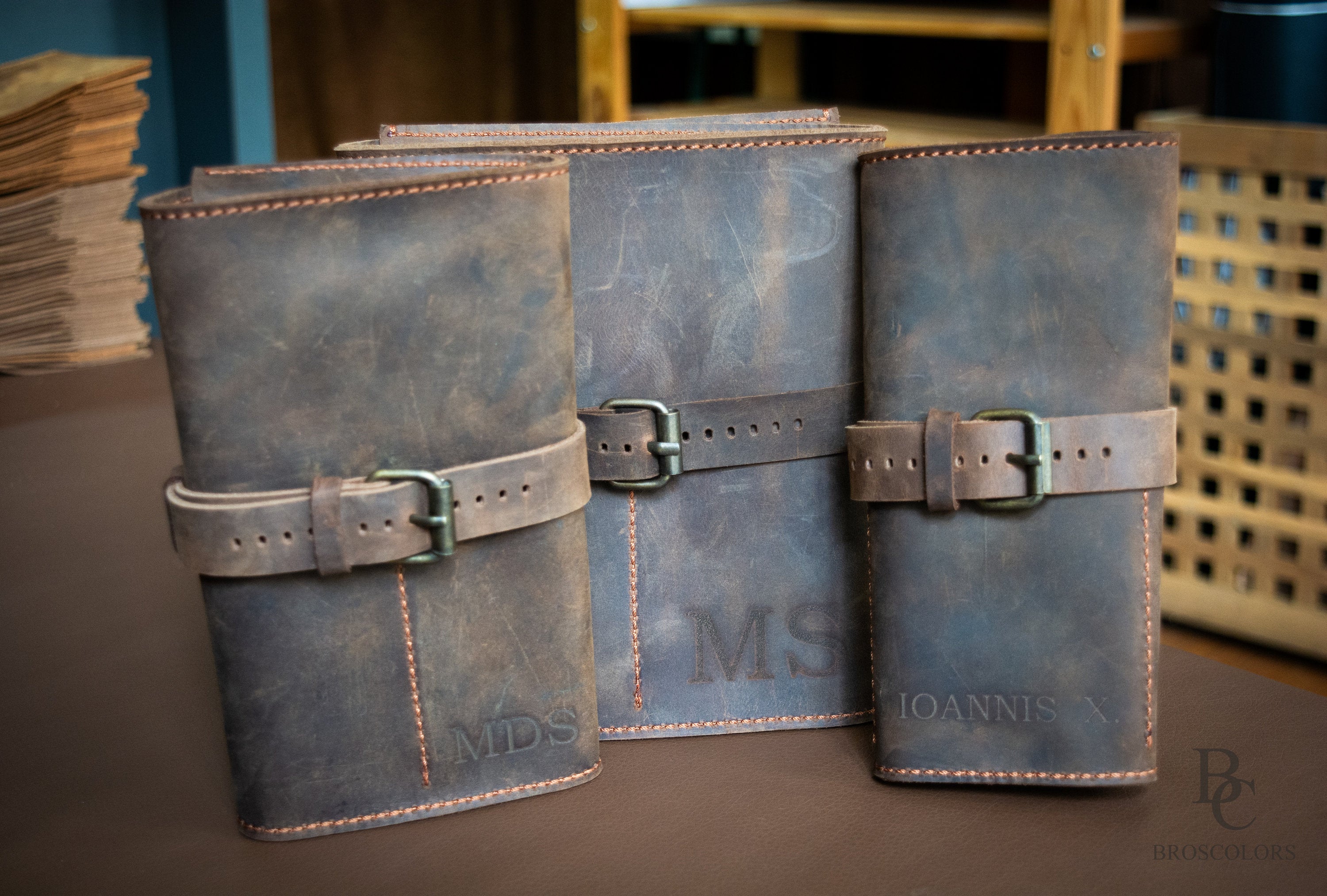Crazy Horse Leather Watch Roll