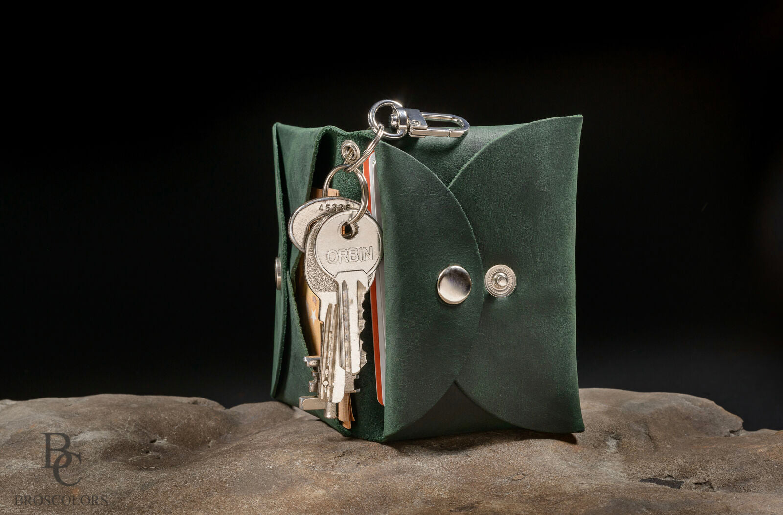 Minimalist Origami Wallet, Custom Leather Color Wallet