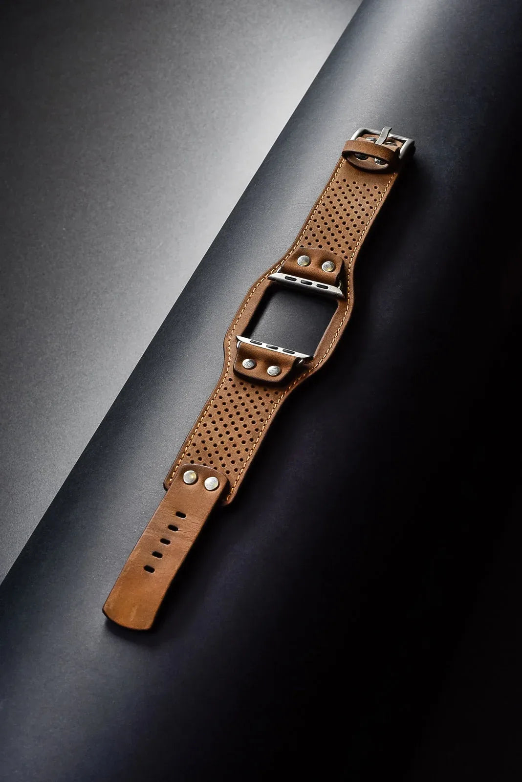 Apple Watch Cuff Breathable Band - Sport Rock - Brown