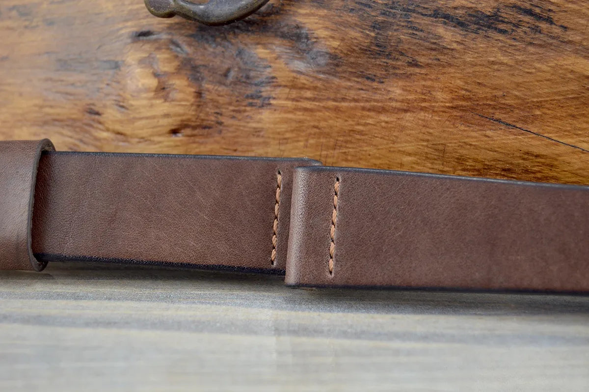 Brown Leather Watch Strap - Simple Elegance