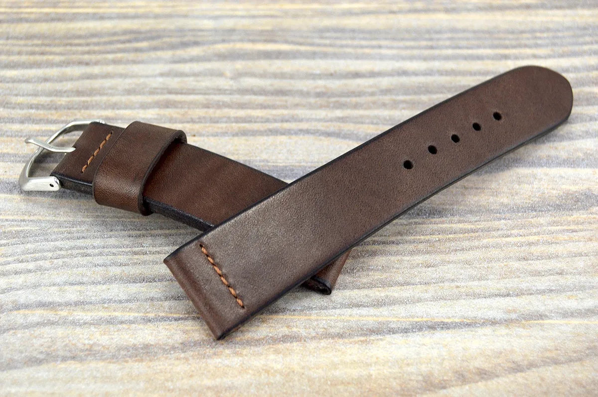 Brown Leather Watch Strap - Simple Elegance