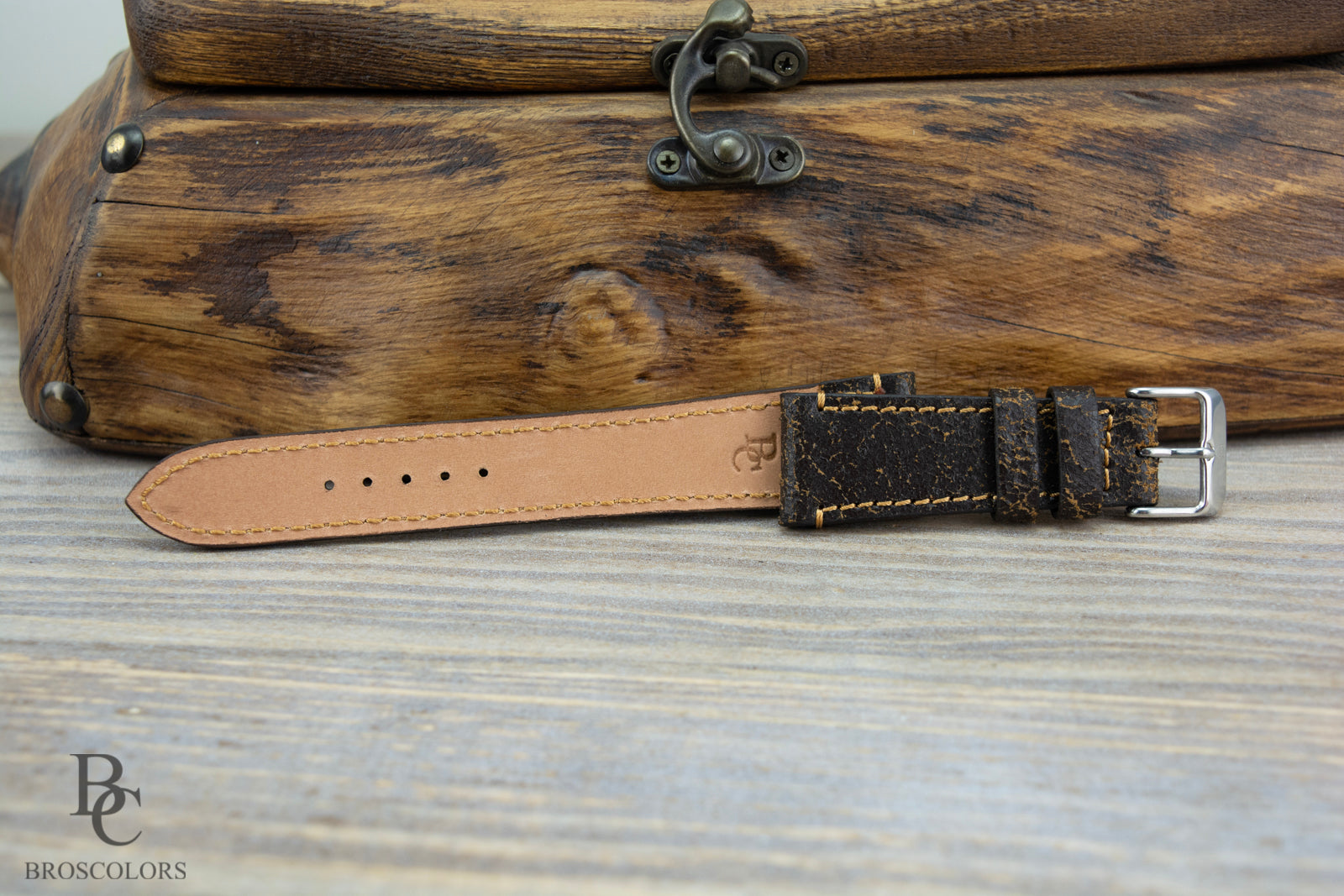Tudor Black Bay GMT Distressed Leather Watch Strap
