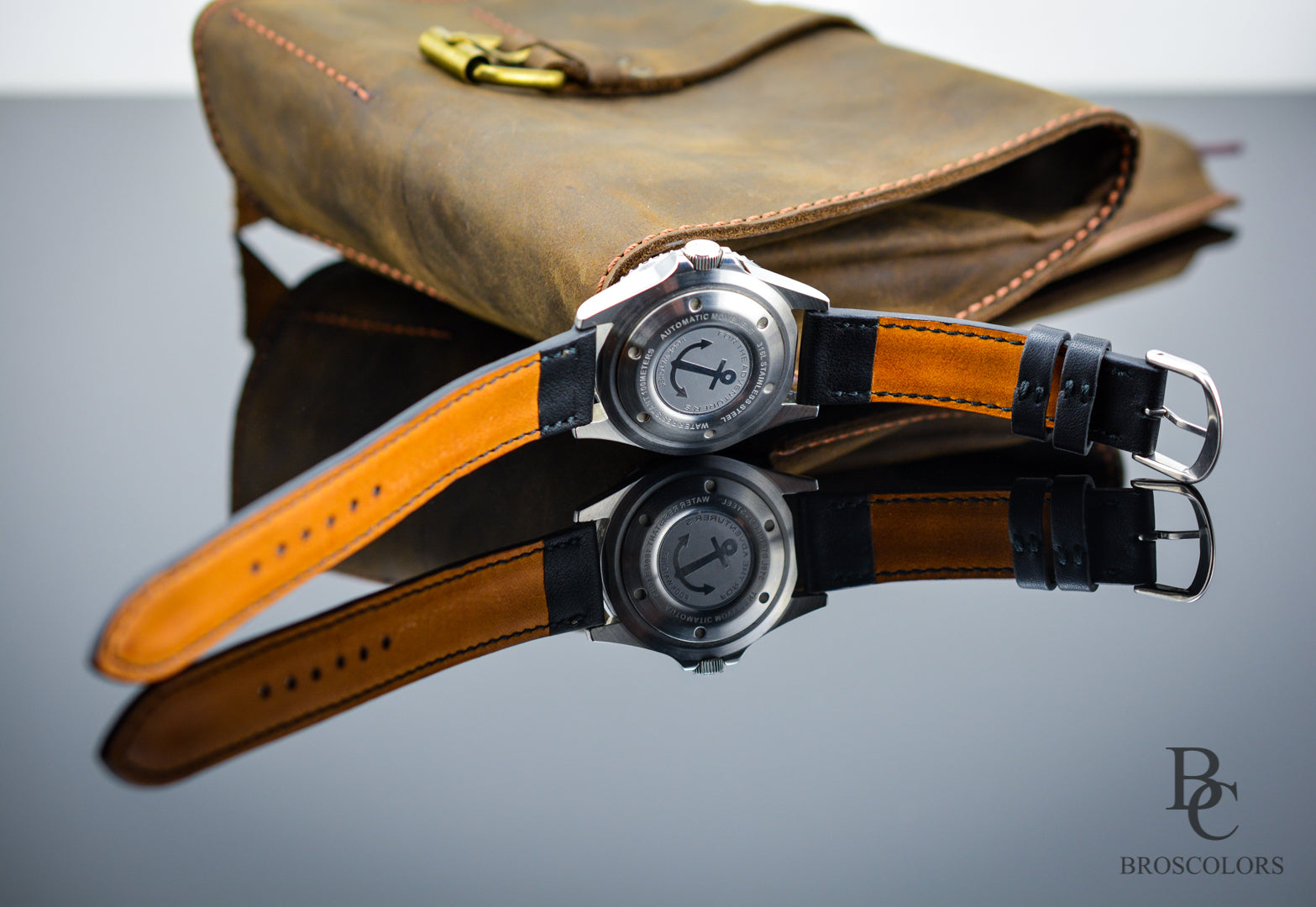 Brown leather Watch Strap