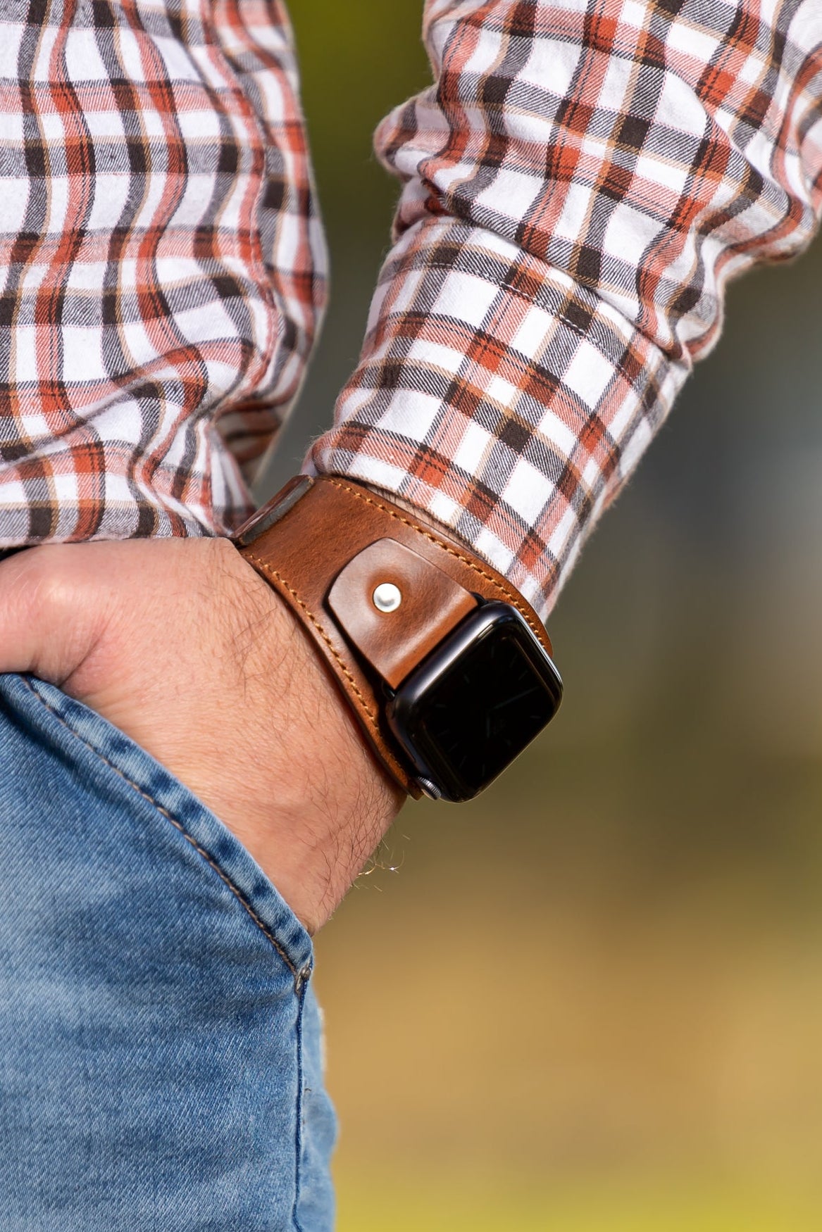 Brown Apple Cuff Band